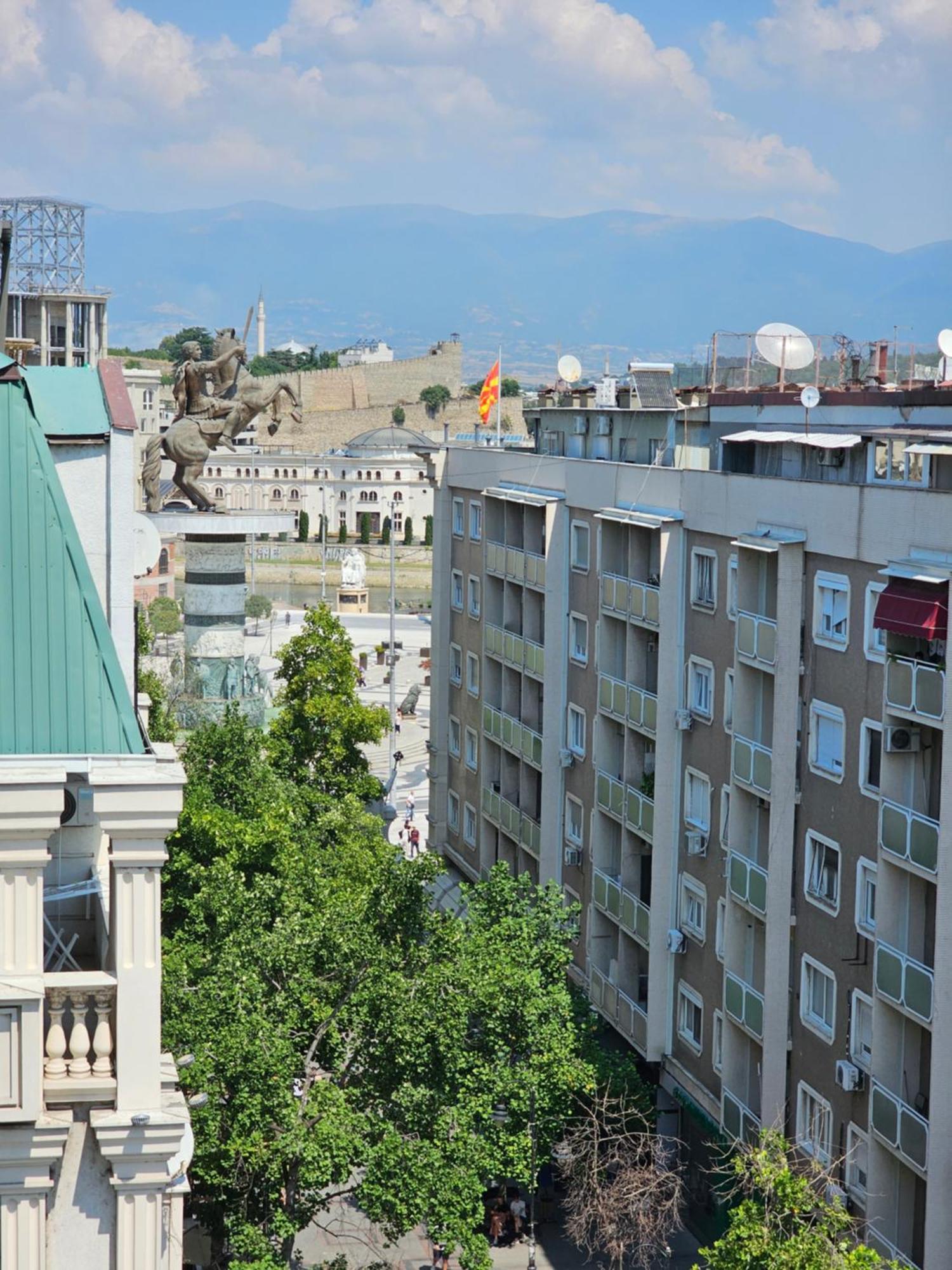 Apartment Skopje Square Exterior foto